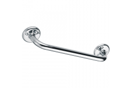 Straight grab bar, 300 mm, Chrome and nickel-plated Brass, tube Ø 20 mm 