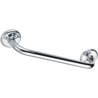 Straight grab bar, 300 mm, Chrome and nickel-plated Brass, tube Ø 20 mm 
