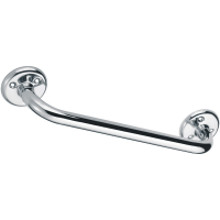 Straight grab bar, 300 mm, Chrome and nickel-plated Brass, tube Ø 25 mm 