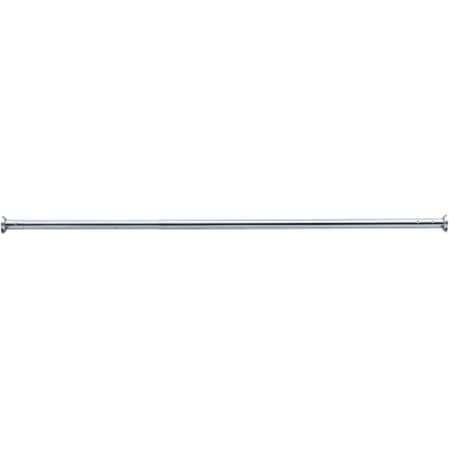 Uitschuifbare rechte gordijnrail, 580 tot 900 mm, Ø 16 mm