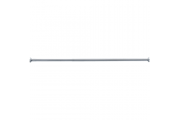 Uitschuifbare rechte gordijnrail, 880 tot 1500 mm, Ø 16 mm