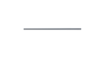 Straight curtain rail, 500 mm, Chrome and nickel-plated Brass, tube Ø 20 mm