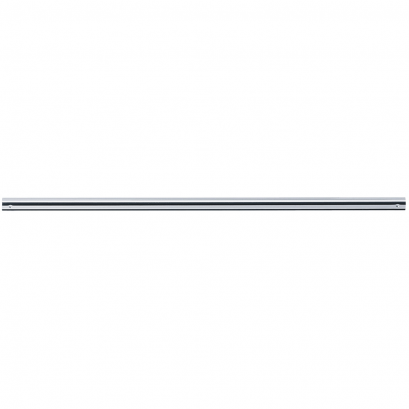 Straight curtain rail, 600 mm, Chrome and nickel-plated Brass, tube Ø 20 mm