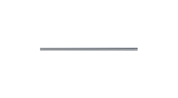 Straight curtain rail, 650 mm, Chrome and nickel-plated Brass, tube Ø 20 mm