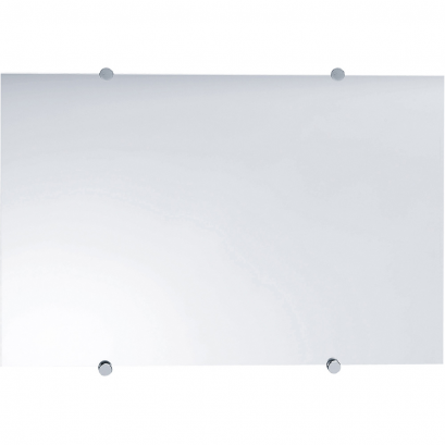 Rectangular mirror, 600 x 400 mm, Smoothed edges Glass